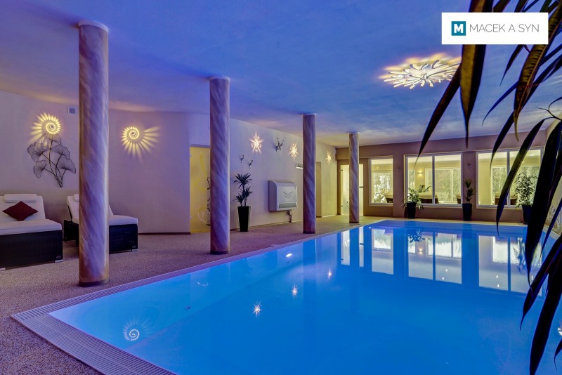 Swimming pool 4,3 x 10 x 1,4m, Wellness Hotel Auszeit, Achslach, Bavaria, Germany, Realization 2017