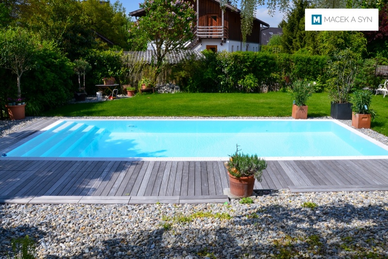 Swimming pool 3,5 x 8 x 1,4m, Atlach, Austria, Realization 2017