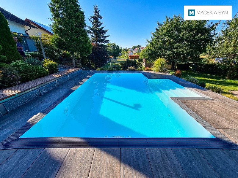 Swimming pool 6m*3,5m*1,6m, Gundelsheim, Germany, Realization 2017