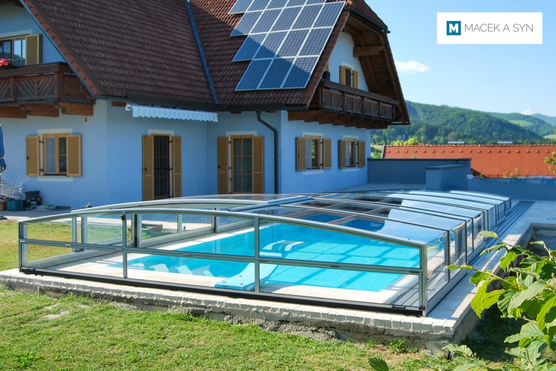 Roofing Viva 4,5 x 10,6 x 0,95m, silver color, Eisbach, Styria, Austria, Realization 2014
