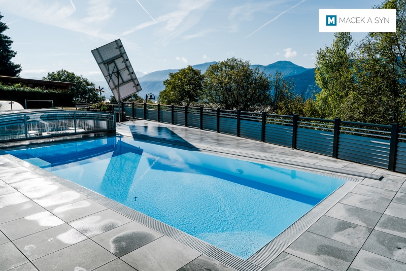 Roofing Viva 4,25 x 8,5 x 0,8m, silver color, Silberfarbe, St. Georgen, Austria, Realization 2017
